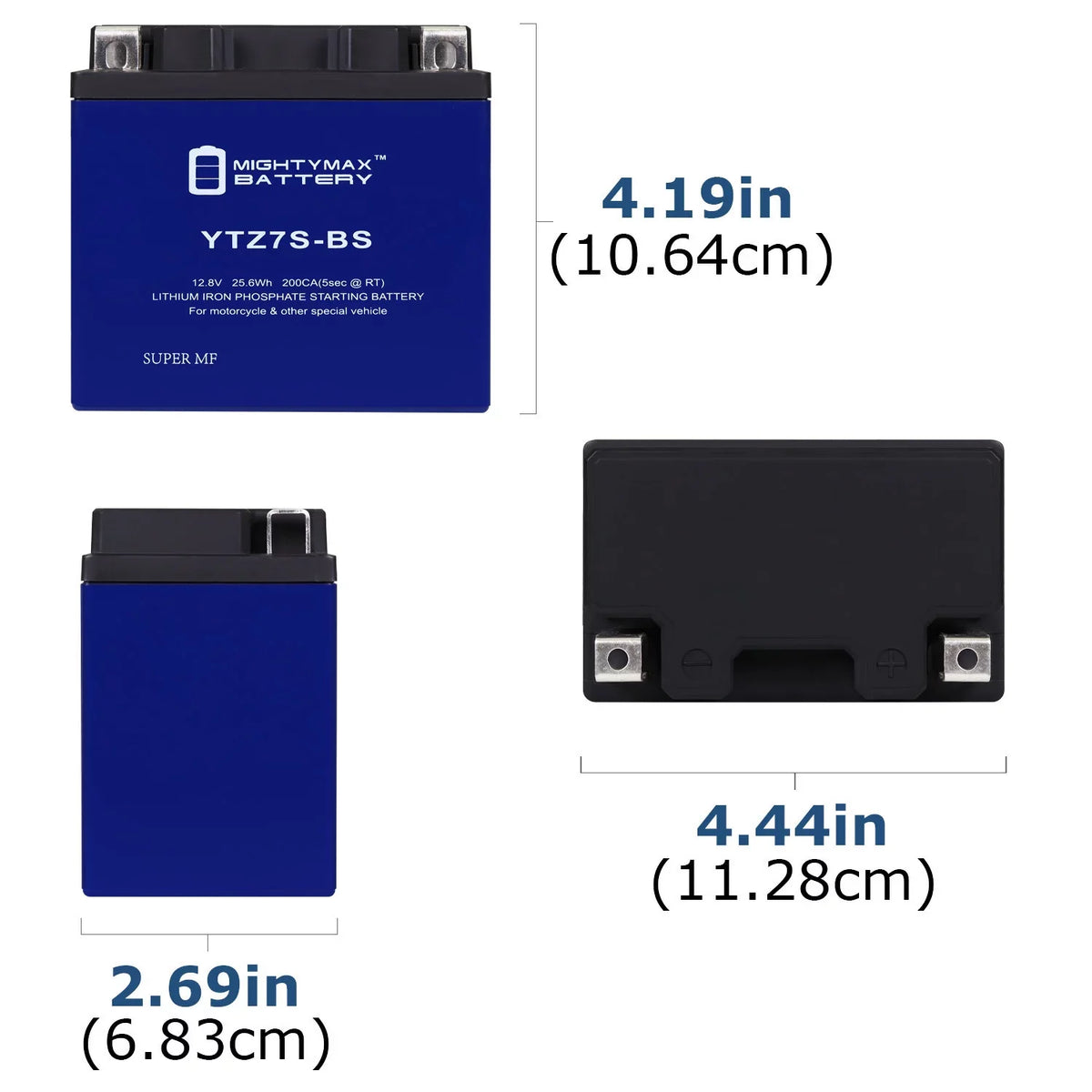 YTZ7S Lithium Battery Replacement Yamaha YZF-R1 2015
